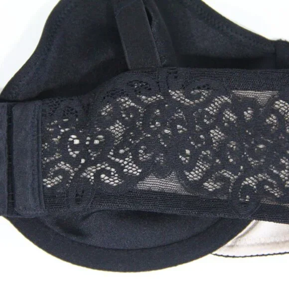 Wacoal So Sleek Full Figure Bra 36D Women Underwire Black 855137 - Picture 5 of 9